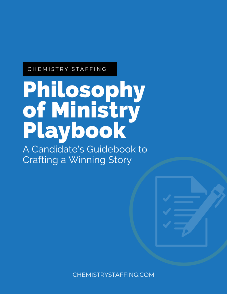 Philosophy of Ministry Playbook